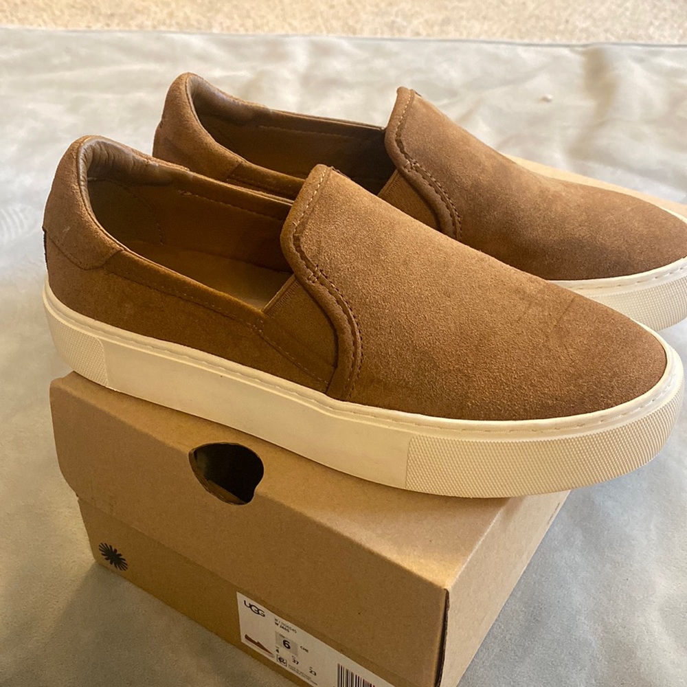 Ugg Jass Slip On Sneakers Chestnut Size 6